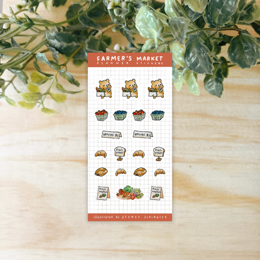 Farmer's Market Sticker Sheet