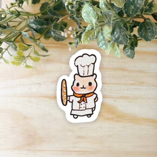 Baker Hammy Sticker | Dishwasher Safe