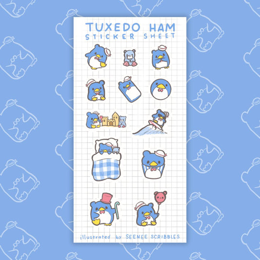 Tuxedo Ham Sticker Sheet