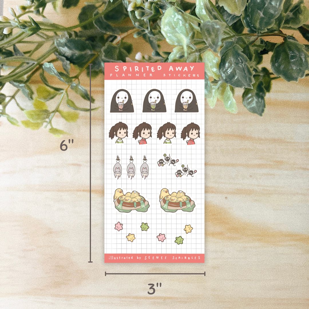 Spirited Away Sticker Sheet