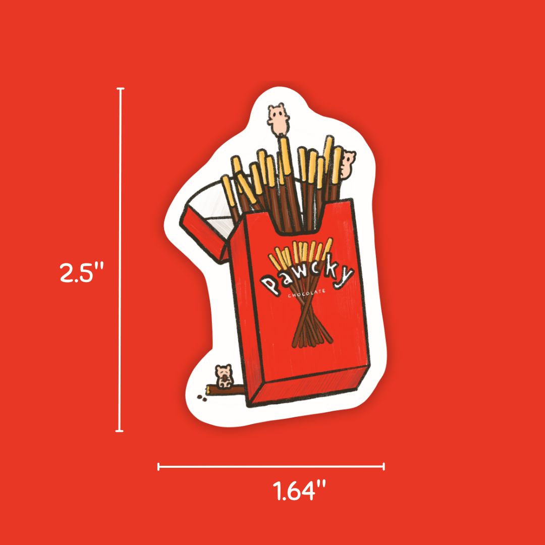 Pawcky Sticker | Dishwasher Safe