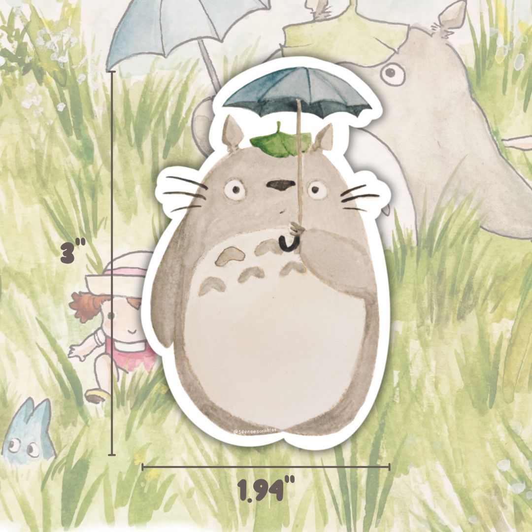 Totoro Sticker | DIshwasher Safe