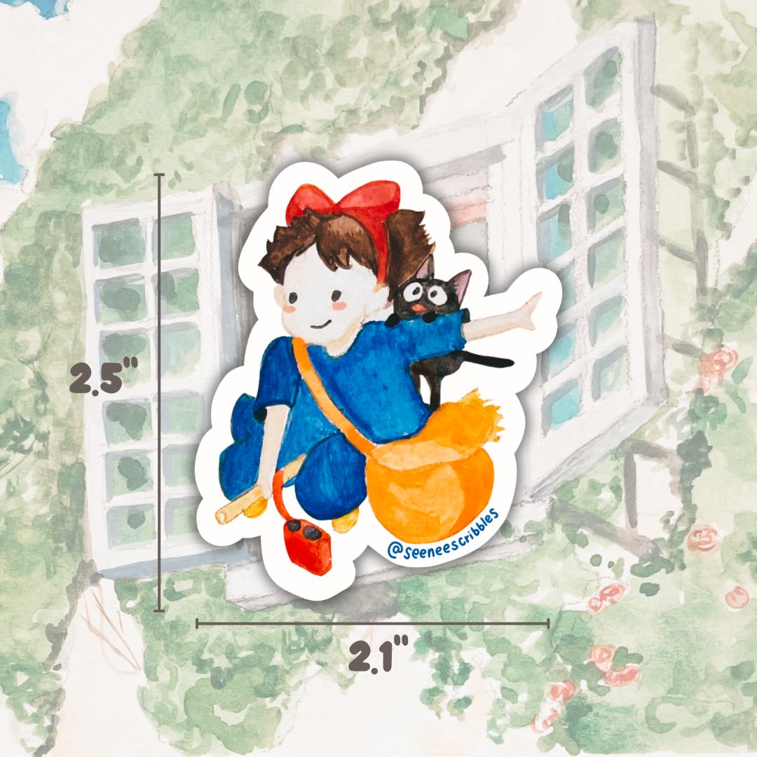 Kiki & Jiji Sticker | Dishwasher Safe