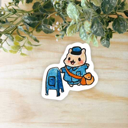 Post Hammy Sticker  | Dishwasher Safe