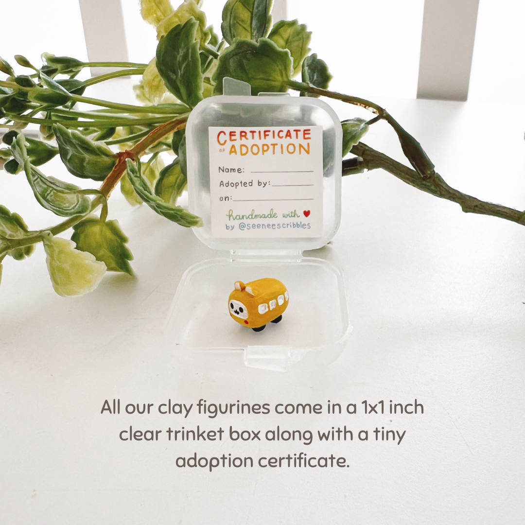 Frog Hammy Clay Buddy | Handmade Desk Figurine