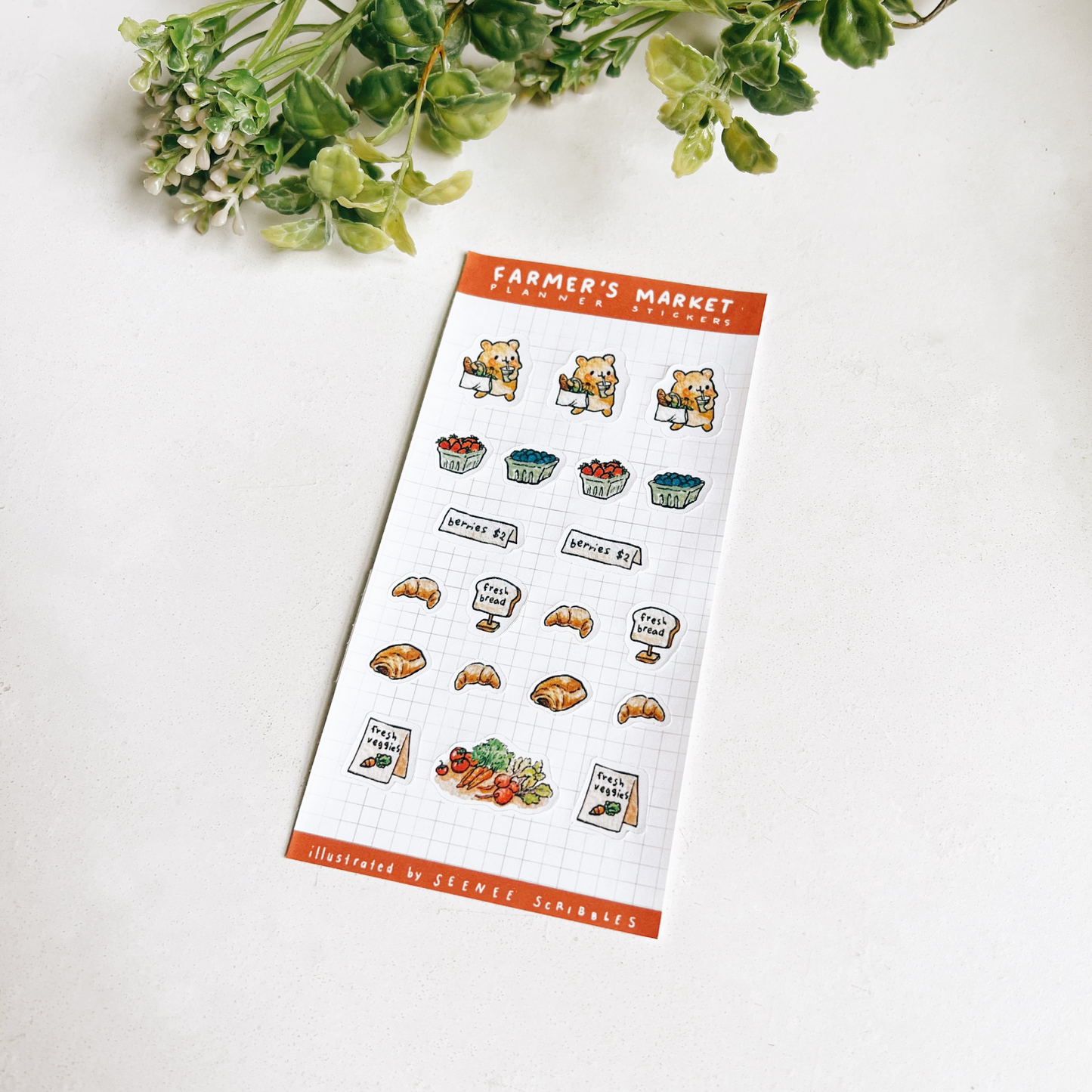 Farmer's Market Sticker Sheet