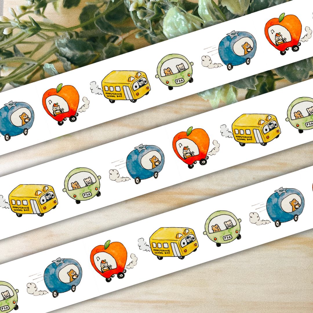 Hammies On the Go! Washi Tape • 1.5cm x 5m