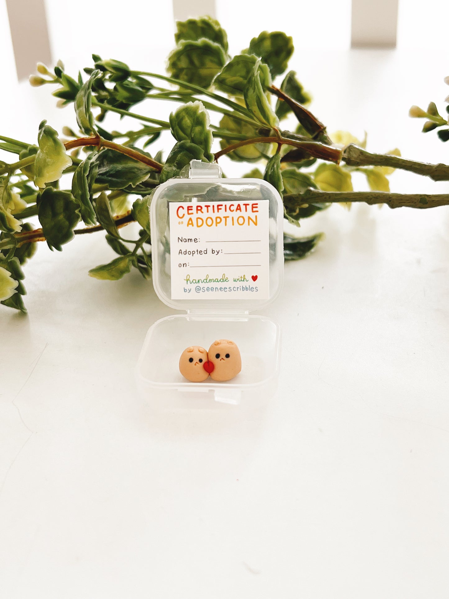 Hammies in Love Clay Buddy | Handmade