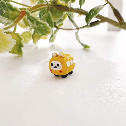 Hamsterville School Bus Clay Buddy | Handmade