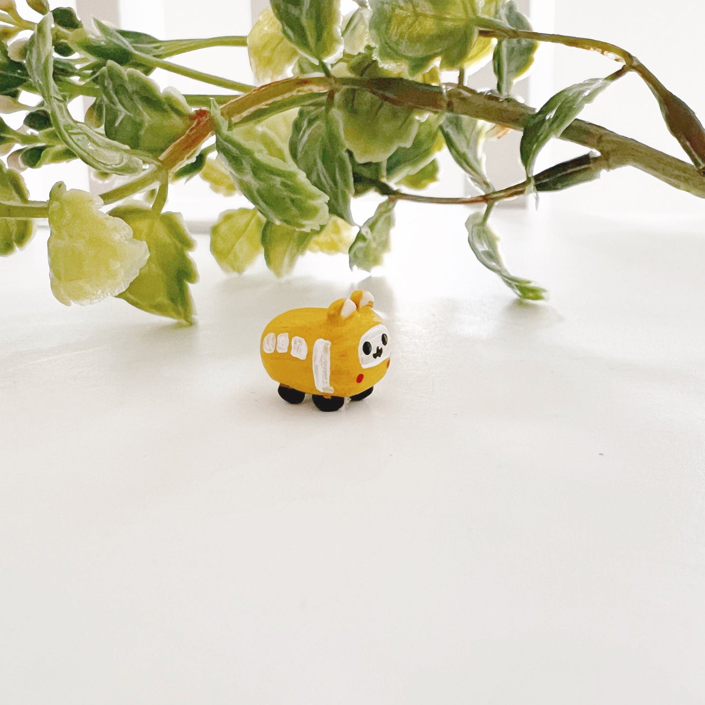 Hamsterville School Bus Clay Buddy | Handmade