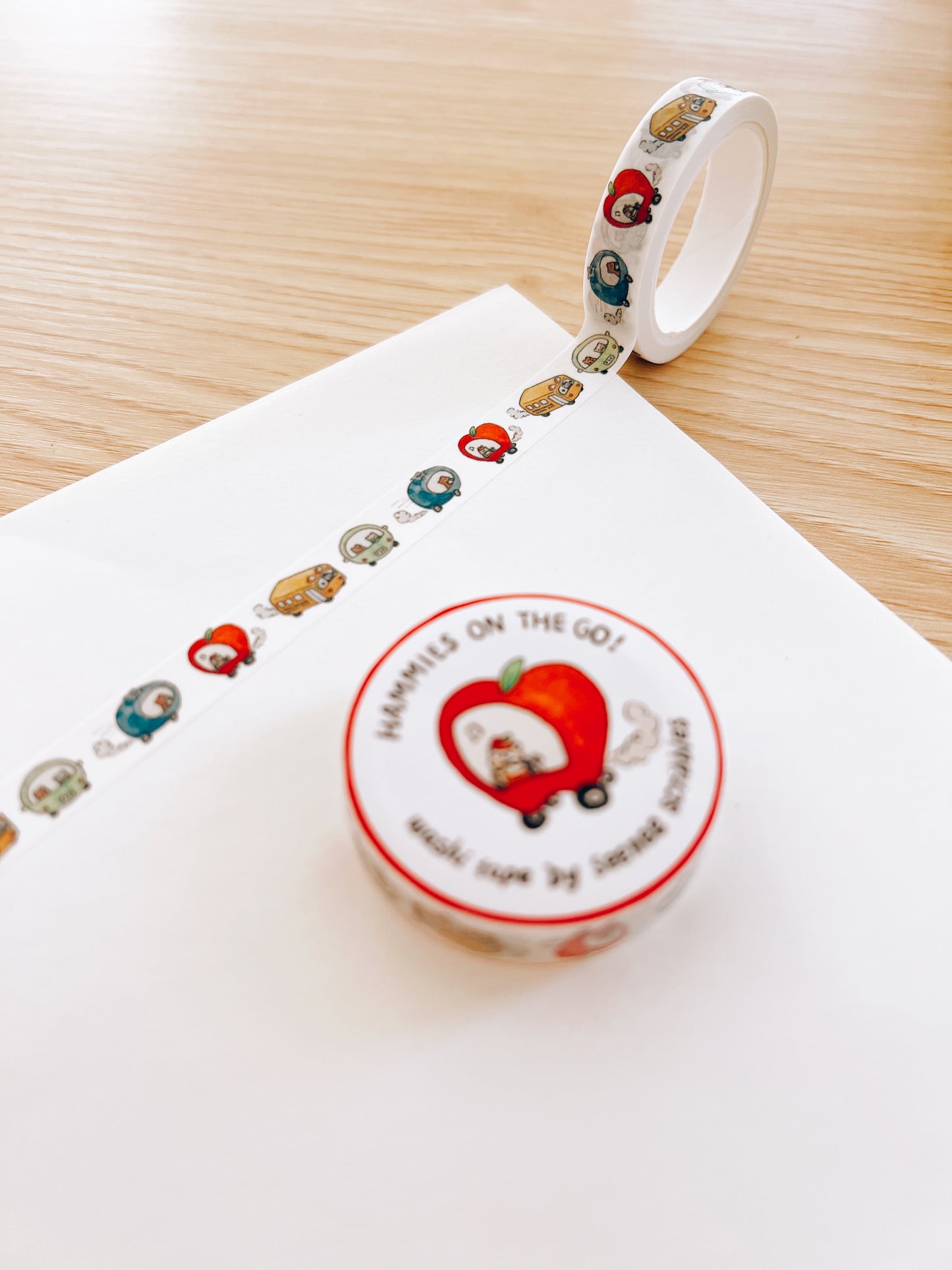 Hammies On the Go! Washi Tape (THIN) • 1cm x 5m