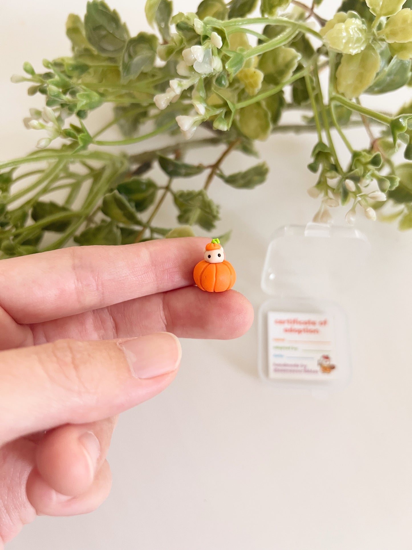 Pumpkin Hammy Clay Buddy