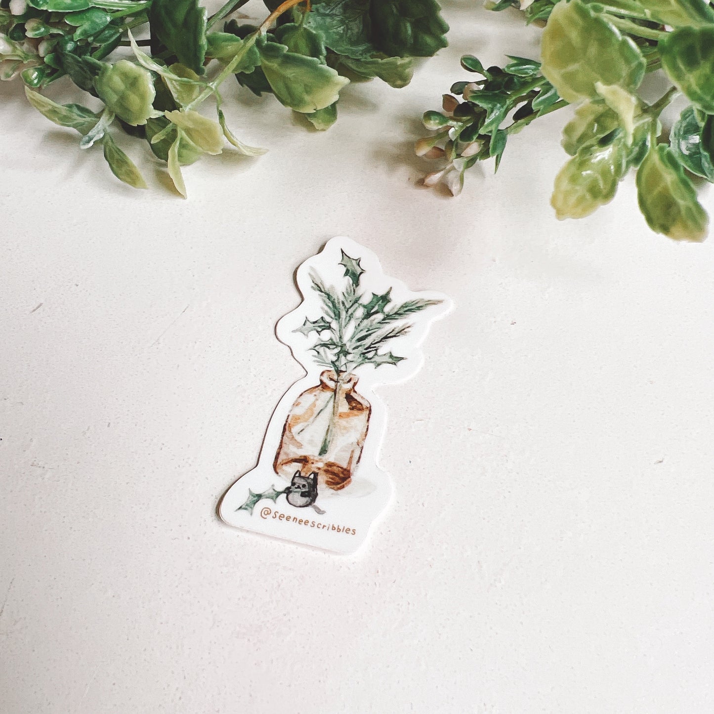 Holly Kitten Vinyl Sticker