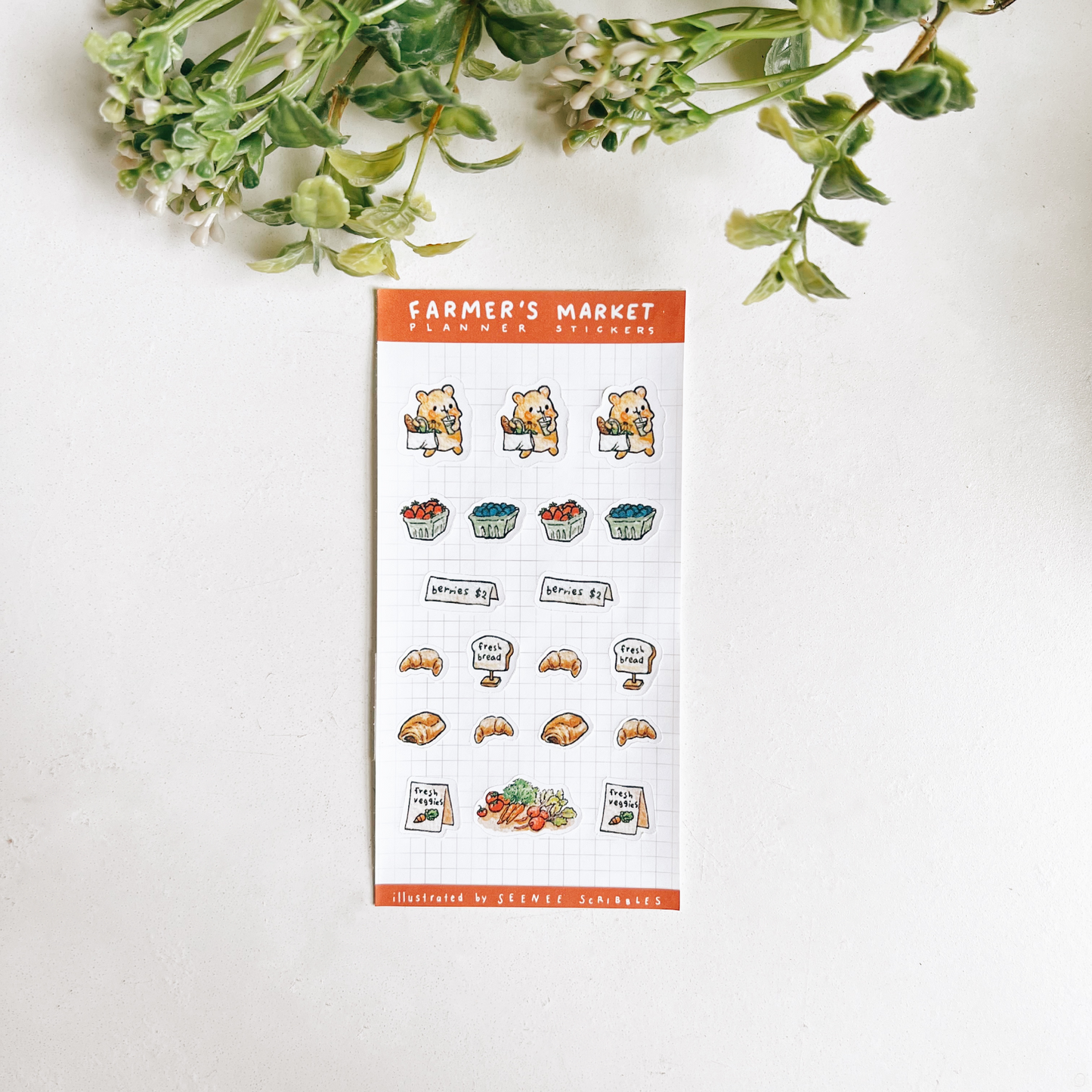 Farmer's Market Sticker Sheet