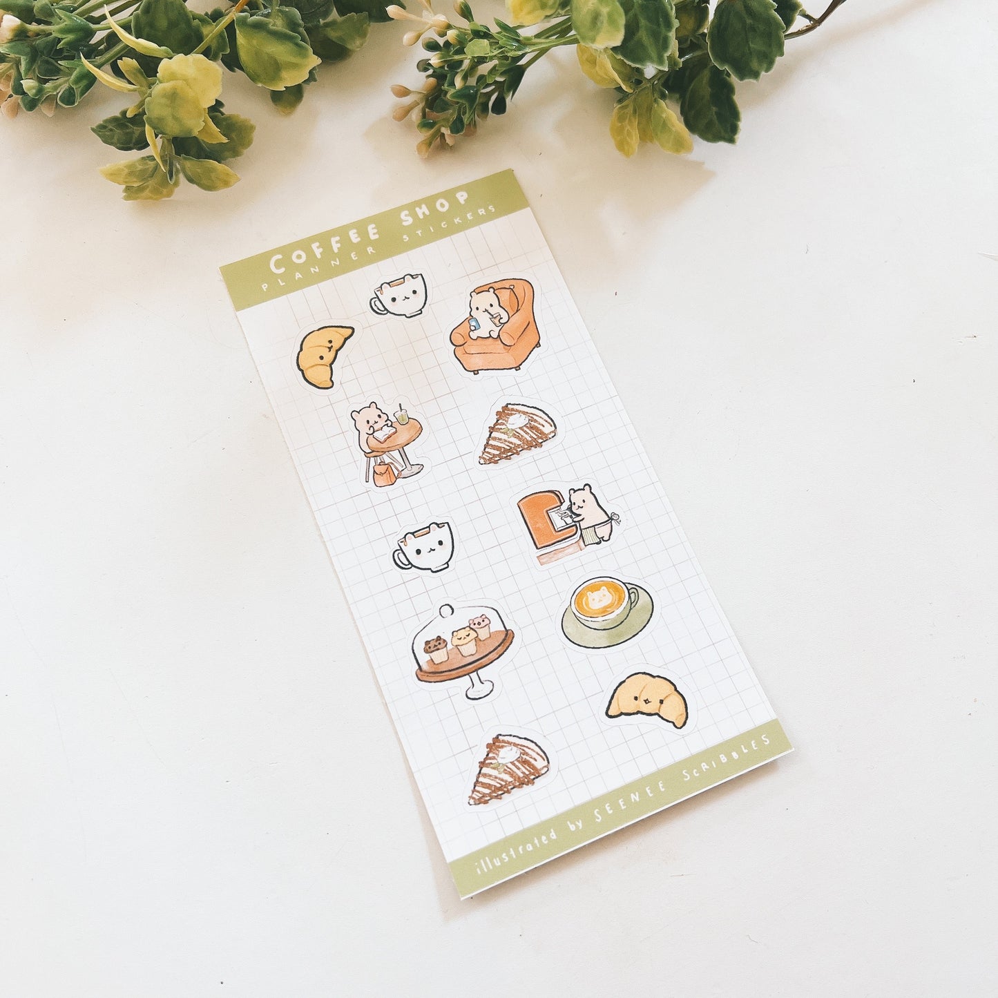 Coffee Shop Planner Stickers