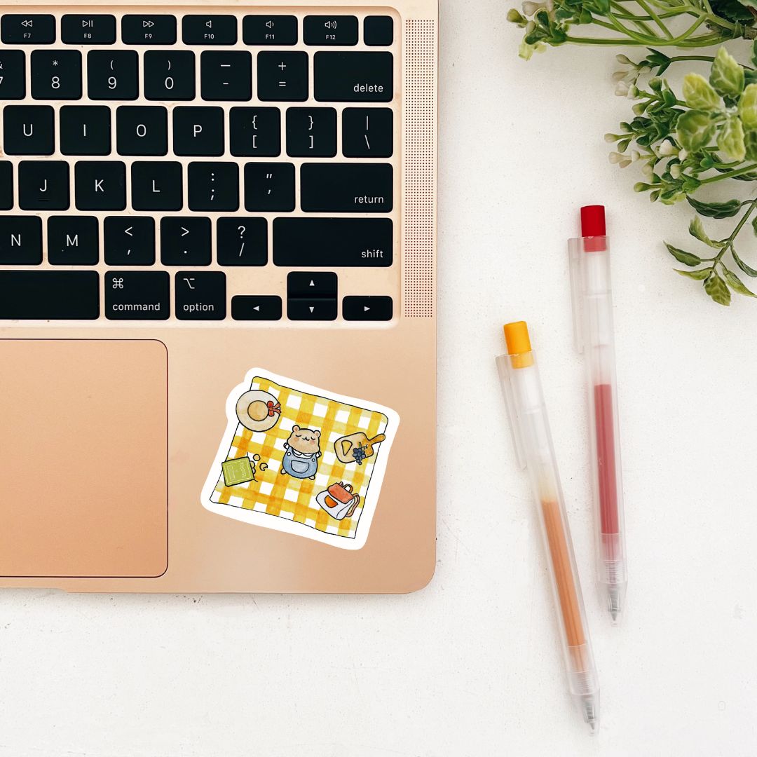 Picnic Hammy Sticker | Dishwasher Safe