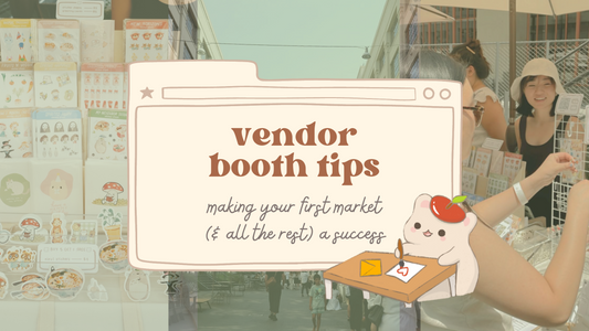 Vendor Booth Tips • Making Your First Craft Fair (& All the Rest) a Success