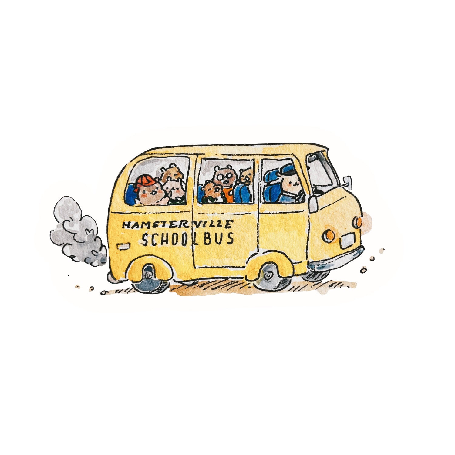 Hamsterville School Bus