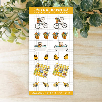 Spring Hammies Sticker Sheet