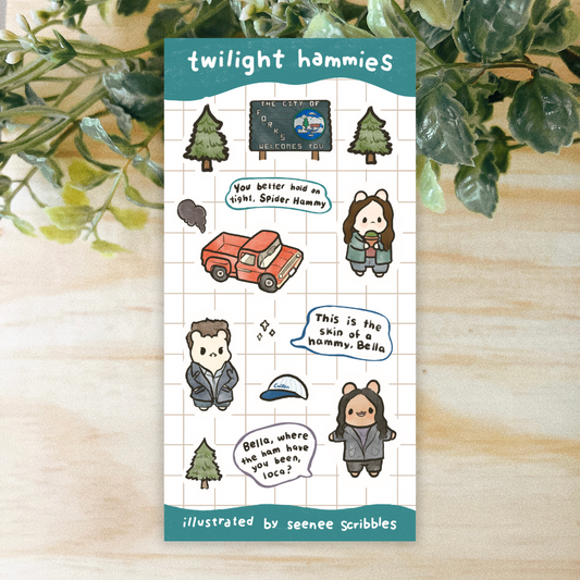 Twilight Hammies Sticker Sheet