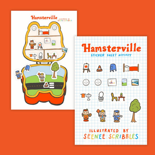 Hammy Pocket in Hamsterville Sticker Sheet Activity