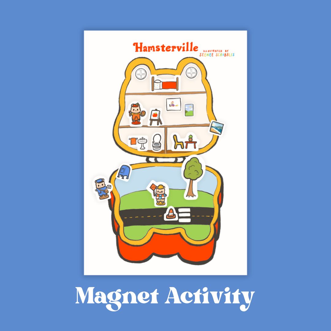 Hammy Pocket in Hamsterville Magnet Activity