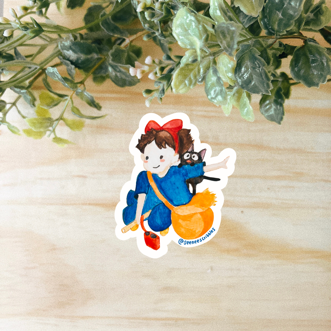 Kiki & Jiji Sticker | Dishwasher Safe