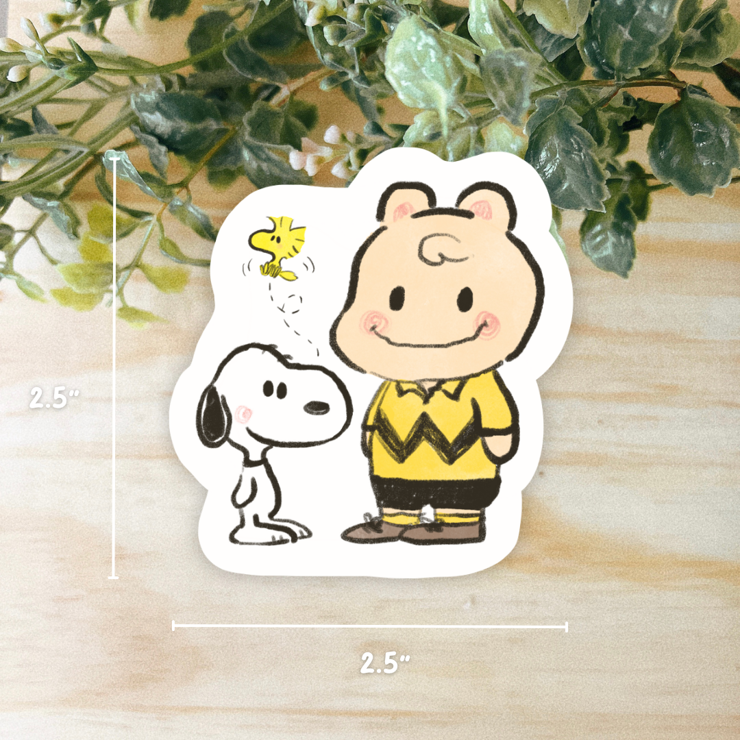 Hammy Brown Vinyl Sticker • Dishwasher Safe