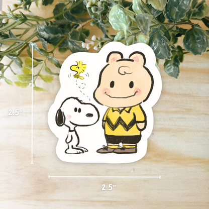 Hammy Brown Vinyl Sticker • Dishwasher Safe