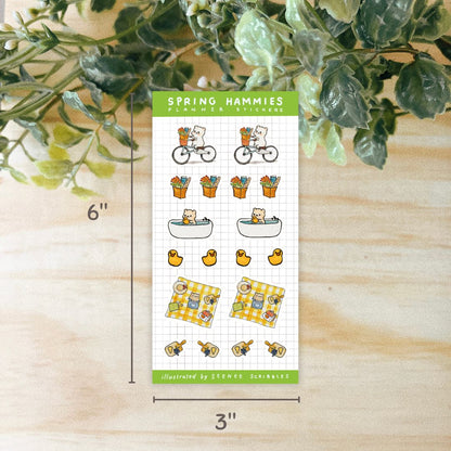 Spring Hammies Sticker Sheet