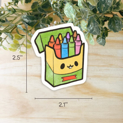 Crayon Box Hammy Sticker | Dishwasher Safe