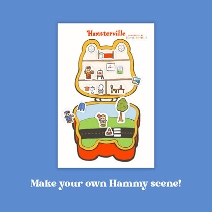 Hammy Pocket in Hamsterville Magnet Activity