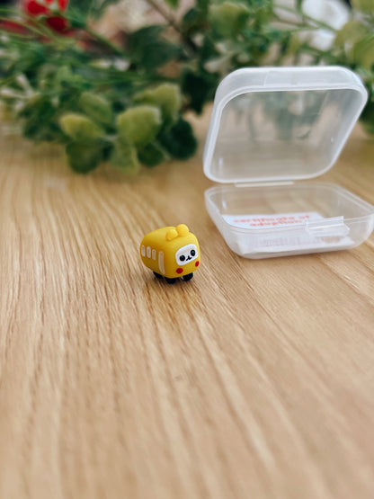 Hamsterville School Bus Clay Buddy | Handmade