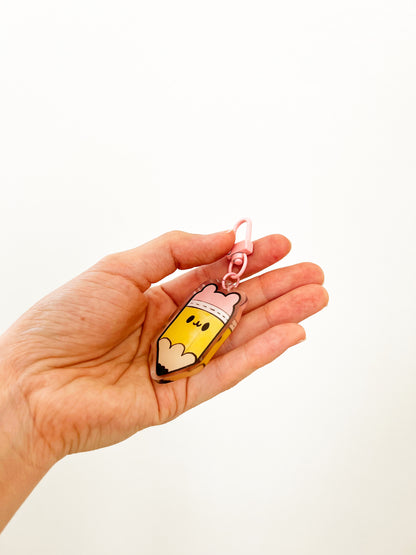 Pencil Hammy Keychain