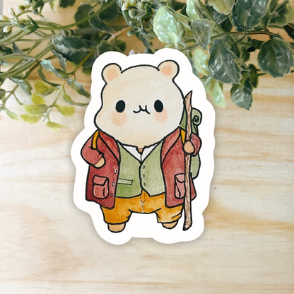 Bilbo Hammins Vinyl Sticker | Dishwasher Safe