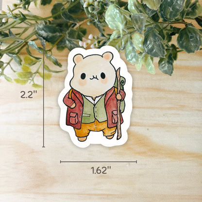 Bilbo Hammins Vinyl Sticker | Dishwasher Safe