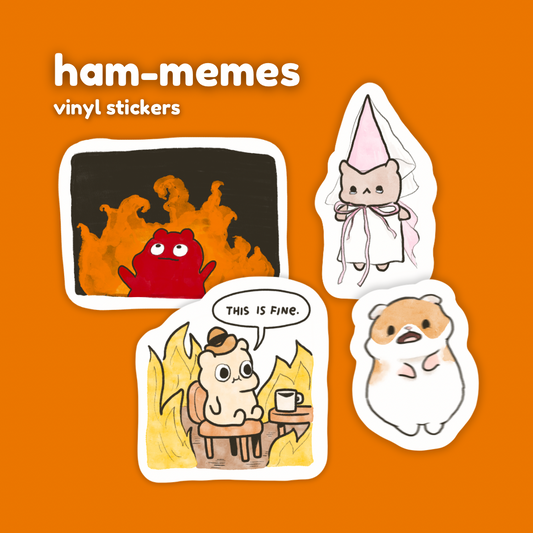 Ham-Meme Stickers