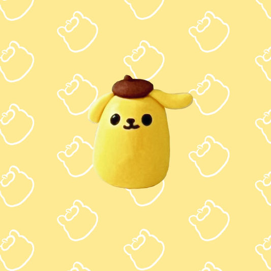 Pompompurin Clay Buddy | Handmade