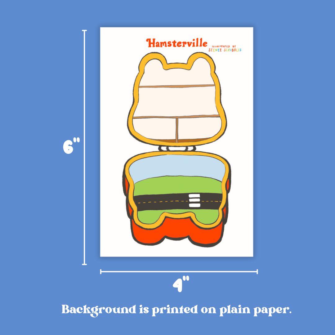 Hammy Pocket in Hamsterville Magnet Activity