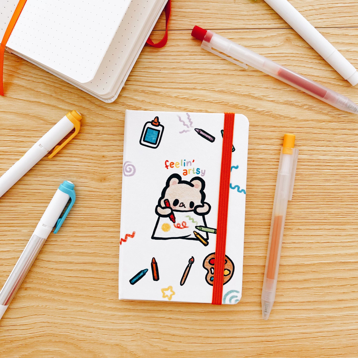 Feelin' Artsy Dotted Notebook