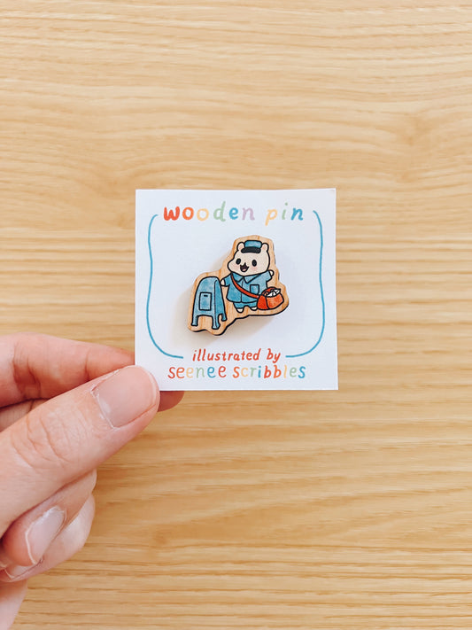 Post Hammy Wooden Pin
