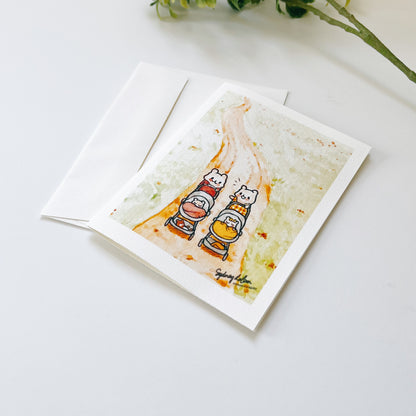 Mom Friends Watercolor Greeting Card