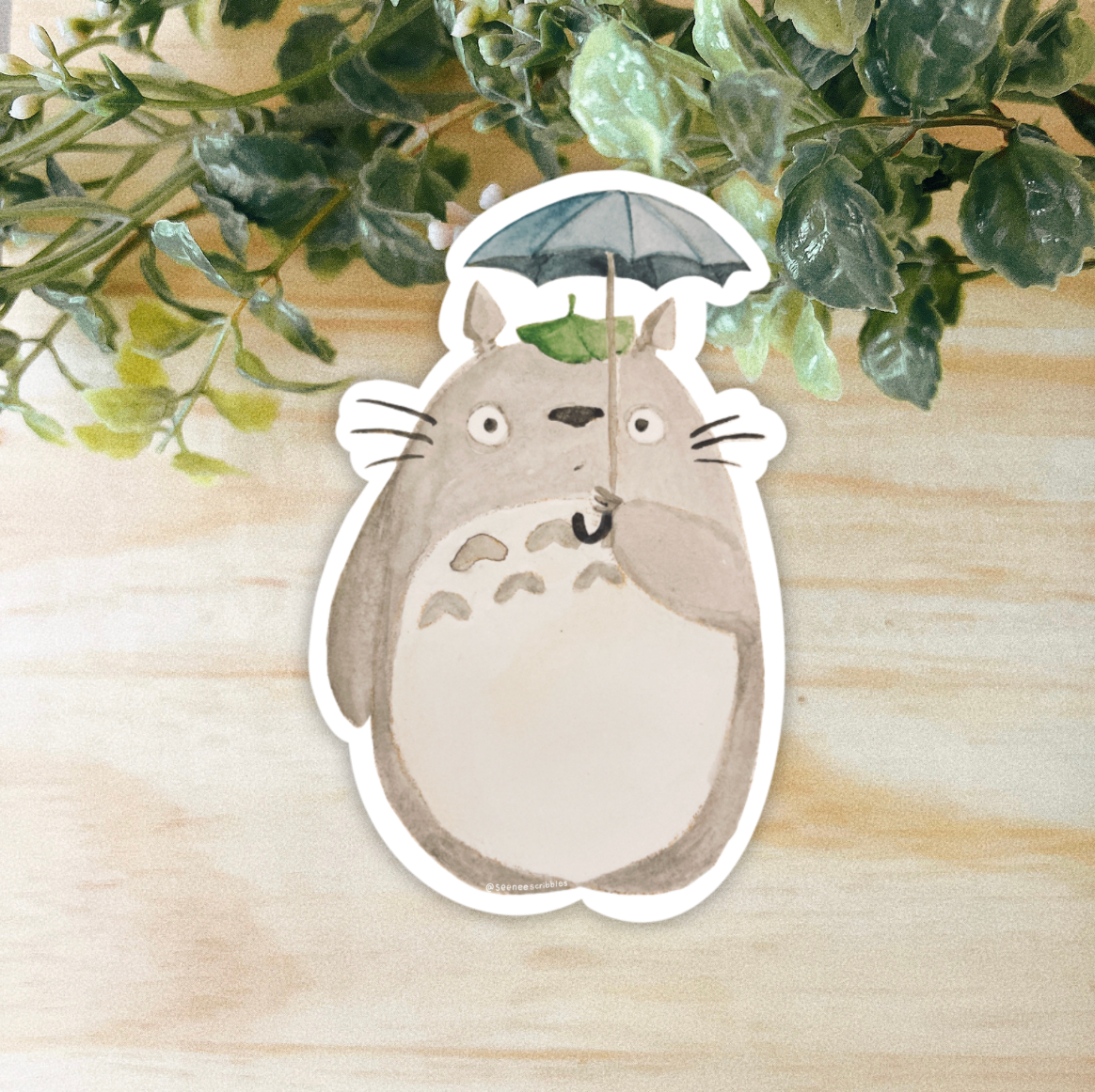 Totoro Sticker | Waterproof, Weatherproof, Dishwasher Safe