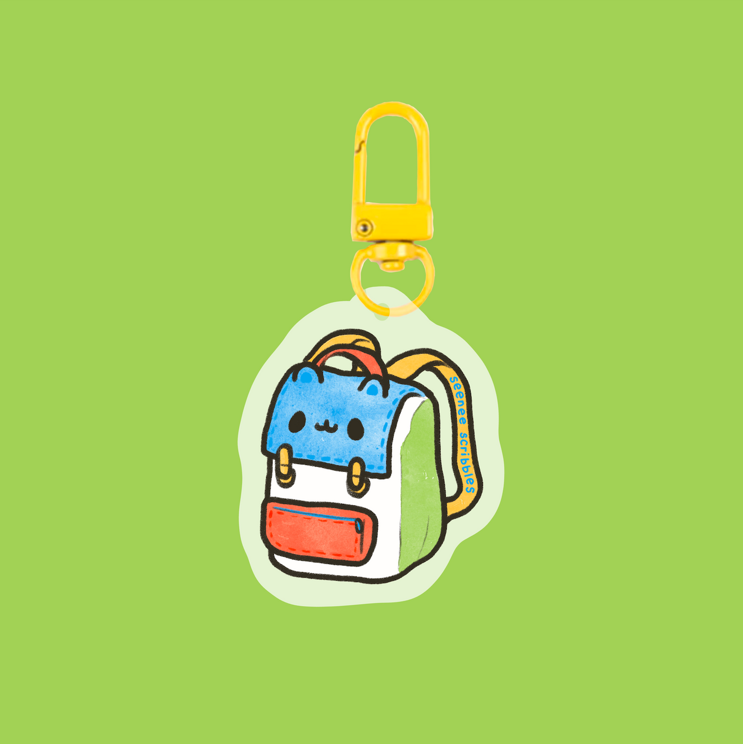 Backpack Hammy Keychain