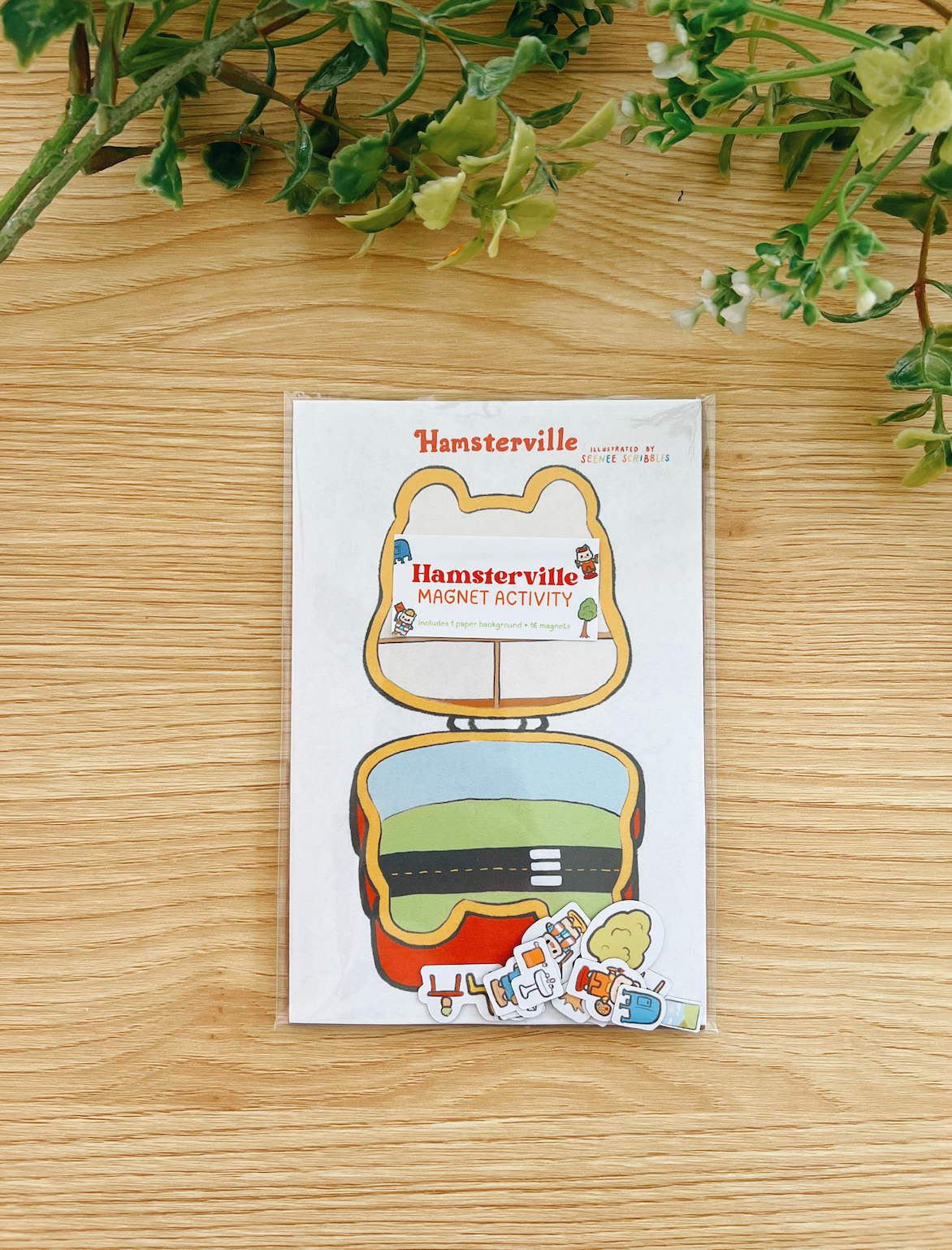 Hammy Pocket in Hamsterville Magnet Activity