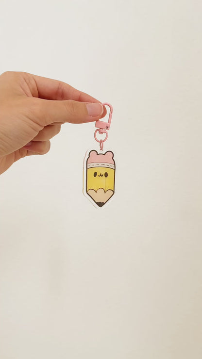 Pencil Hammy Keychain