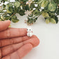 Handmade Snow Kitten Clay Buddy